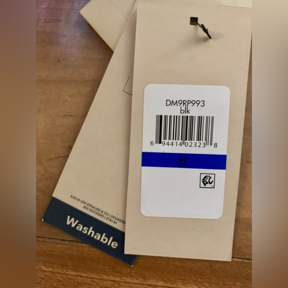 Dockers Men's Henry Wool Blend Top Coat With Quilted Bib, Dual Closure, Black - Picture 2 of 5